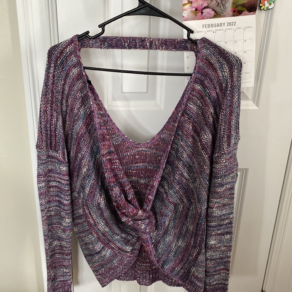 Express Open Back Sweater - Picture 2 of 3